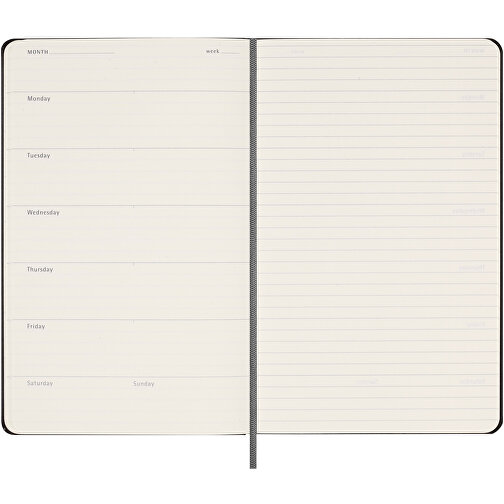 Moleskine Hardcover ugeplanner L, udateret, Billede 6