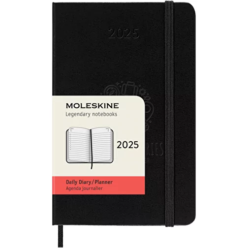 Moleskine hard cover 12 måneders daglig lommekalender, Billede 2