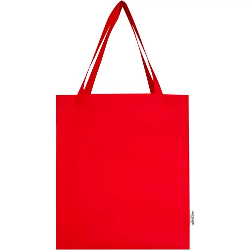 Tote bag a soffietto in cotone riciclato certificato GRS da 140 g/m² Madras, Immagine 3