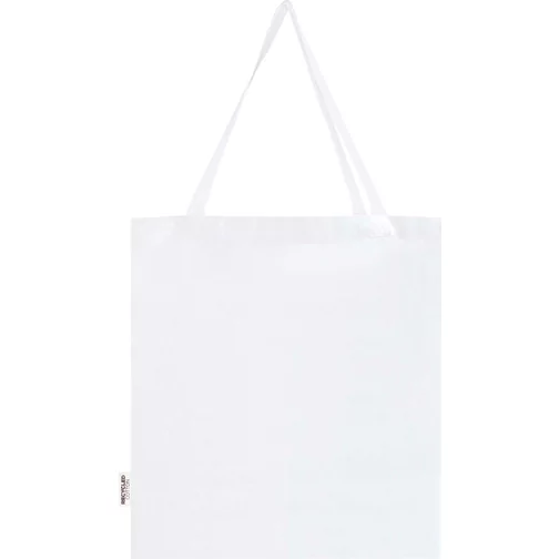 Tote bag a soffietto in cotone riciclato certificato GRS da 140 g/m² Madras, Immagine 4