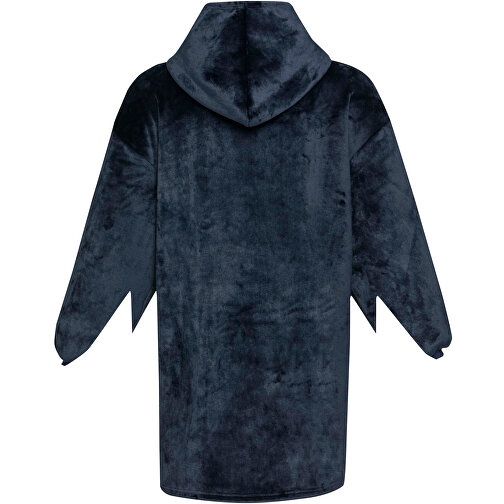 Denali GRS Hoodie-Decke , dunkelblau, Sherpa 100% GRS zertifiziertes recyceltes Polyester, 190 g/m2, 100,00cm x 75,00cm (Länge x Breite), Bild 4