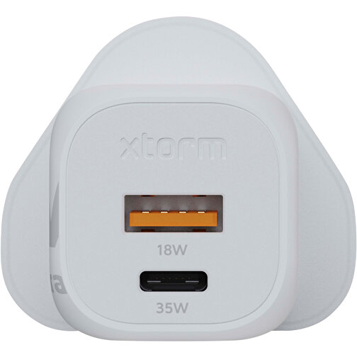 Xtorm XEC035 GaN² Ultra 35 W vægoplader med britisk stik, Billede 3