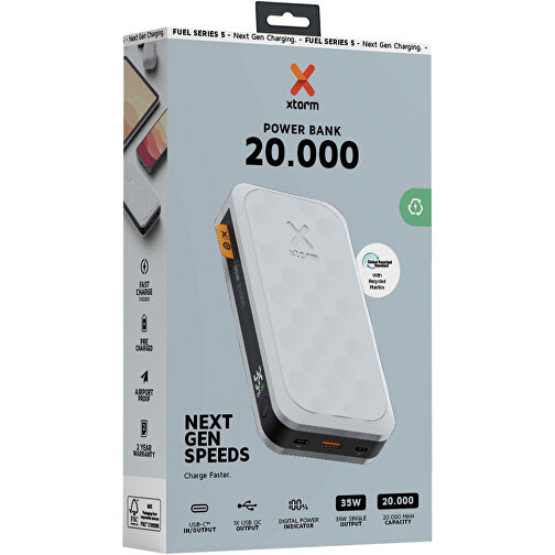 Xtorm FS520 Fuel-serien 20 000 mAh 35 W strømbank, Bilde 2