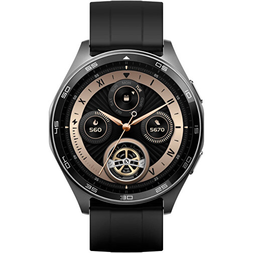 Prixton SWB33 Smartwatch , schwarz, Kunststoff, 56,50cm x 34,90cm x 39,00cm (Länge x Höhe x Breite), Bild 2