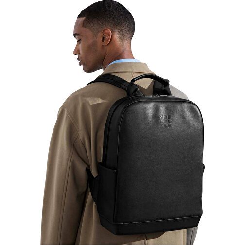 Moleskine Classic Rucksack , schwarz, PU Kunststoff, 33,00cm x 41,00cm x 12,00cm (Länge x Höhe x Breite), Bild 7