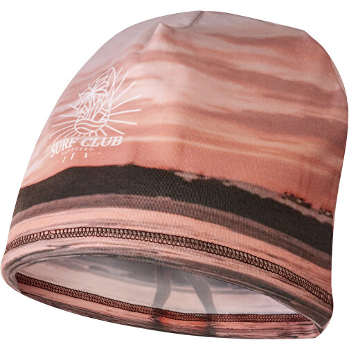 Elian Sublimation-Mütze Aus RPET , weiß, Polyester, Recycled PET, L (26x21cm), , Bild 1