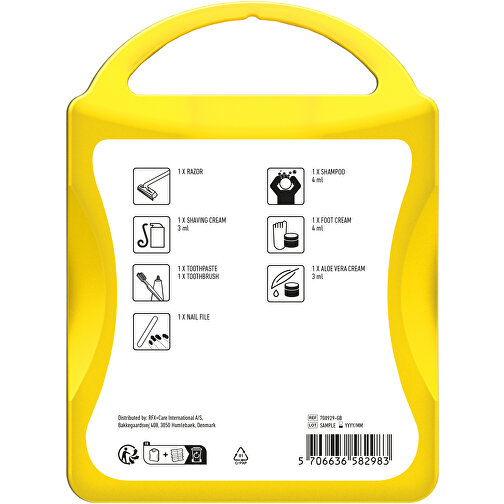 MyKit Hotel , gelb, PP Kunststoff, 10,00cm x 13,40cm x 3,00cm (Länge x Höhe x Breite), Bild 3