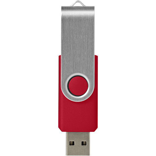 Rotate-basic USB-Stick 3.0 , mittelrot MB , 128 GB , Kunststoff, Aluminium MB , 5,80cm x 1,90cm x 1,00cm (Länge x Höhe x Breite), Bild 3