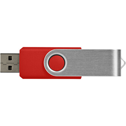 Rotate-basic USB-Stick 3.0 , hellrot MB , 128 GB , Kunststoff, Aluminium MB , 5,80cm x 1,90cm x 1,00cm (Länge x Höhe x Breite), Bild 4