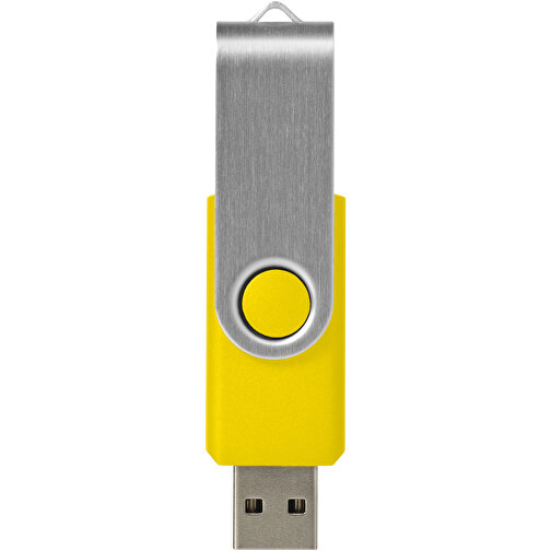 Rotate-basic USB-Stick 3.0 , gelb MB , 128 GB , Kunststoff, Aluminium MB , 5,80cm x 1,90cm x 1,00cm (Länge x Höhe x Breite), Bild 3