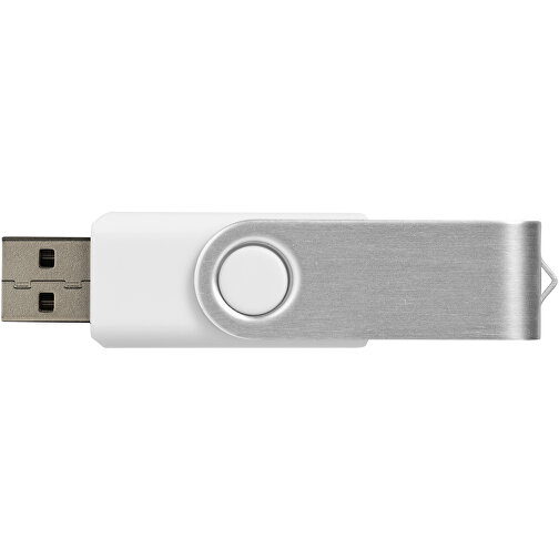 Rotate-basic USB-Stick 3.0 , weiß MB , 128 GB , Kunststoff, Aluminium MB , 5,80cm x 1,90cm x 1,00cm (Länge x Höhe x Breite), Bild 4