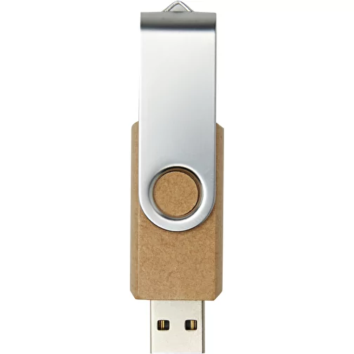 Rotate pendrive wyposażony w interfejs USB 2.0 z papieru z recyklingu, Obraz 3