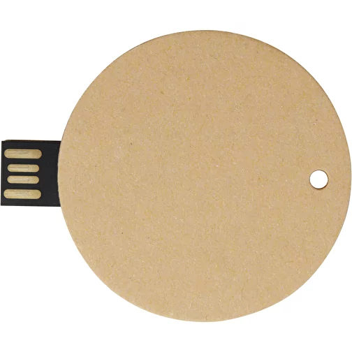 Okrągły pendrive wyposażony w interfejs USB 2.0 z papieru z recyklingu, Obraz 6