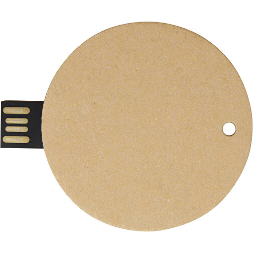 Chiave USB 2.0 rotonda in carta riciclata, Immagine 6