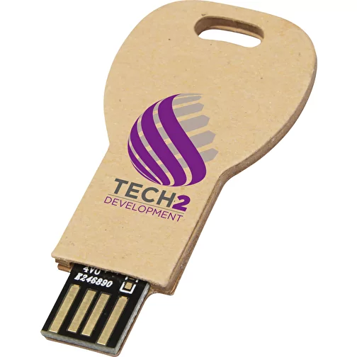 USB 2.0 in carta riciclata a forma di chiave, Immagine 2