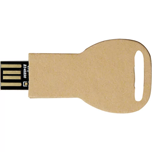 Nøgleformet USB 2.0 af recycled papir, Billede 6