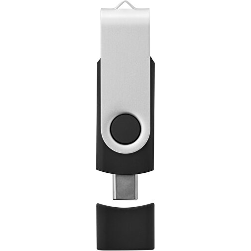 OTG Rotate USB Typ-C Stick , schwarz MB , 32 GB , Kunststoff, Aluminium MB , 7,00cm x 1,60cm x 1,00cm (Länge x Höhe x Breite), Bild 6