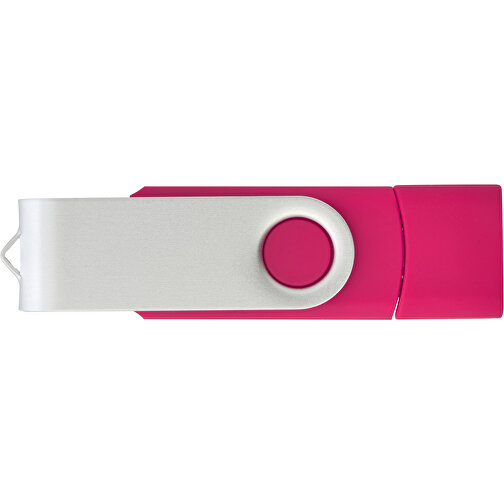 OTG Rotate USB Typ-C Stick , magenta MB , 4 GB , Kunststoff, Aluminium MB , 7,00cm x 1,60cm x 1,00cm (Länge x Höhe x Breite), Bild 5