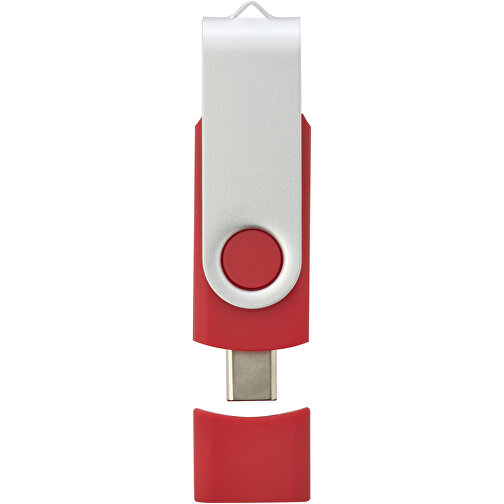 OTG Rotate USB Typ-C Stick , rot MB , 16 GB , Kunststoff, Aluminium MB , 7,00cm x 1,60cm x 1,00cm (Länge x Höhe x Breite), Bild 6