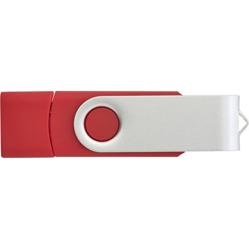 OTG Rotate USB Typ-C Stick , rot MB , 8 GB , Kunststoff, Aluminium MB , 7,00cm x 1,60cm x 1,00cm (Länge x Höhe x Breite), Bild 4