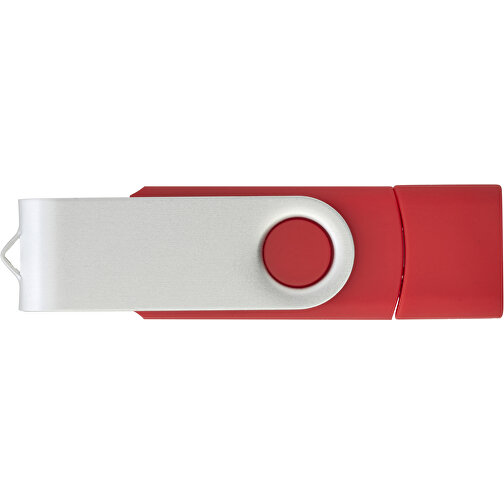 OTG Rotate USB Typ-C Stick , rot MB , 8 GB , Kunststoff, Aluminium MB , 7,00cm x 1,60cm x 1,00cm (Länge x Höhe x Breite), Bild 5