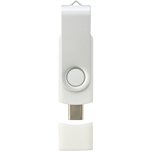 OTG Rotate USB Typ-C Stick , weiss MB , 32 GB , Kunststoff, Aluminium MB , 7,00cm x 1,60cm x 1,00cm (Länge x Höhe x Breite), Bild 6