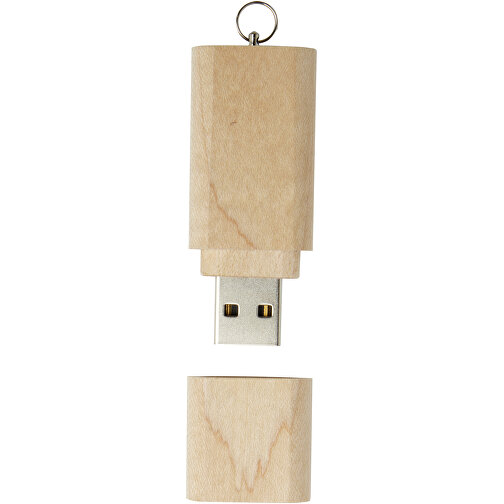 Memoria USB 3.0 de madera con llavero, Imagen 3