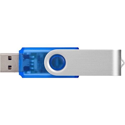 Rotate USB-Stick 3.0 Transparent , blau MB , 16 GB , Kunststoff, Aluminium MB , 5,80cm x 1,90cm x 1,00cm (Länge x Höhe x Breite), Bild 3