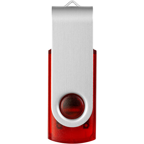 Rotate USB-Stick 3.0 Transparent , rot MB , 65 GB , Kunststoff, Aluminium MB , 5,80cm x 1,90cm x 1,00cm (Länge x Höhe x Breite), Bild 4