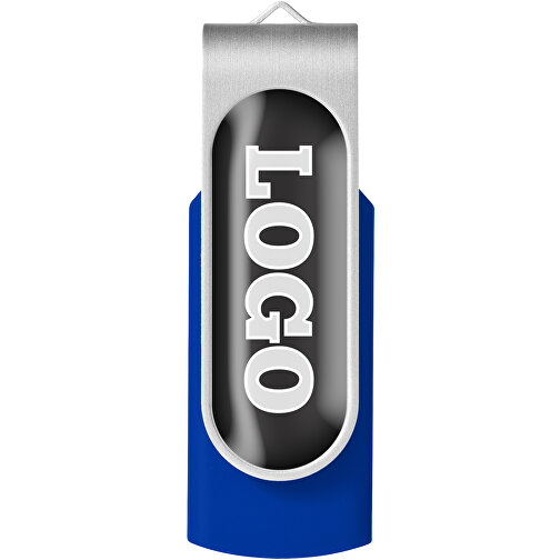 Rotate USB-Stick 3.0 Mit Doming , royalblau MB , 65 GB , Kunststoff, Aluminium MB , 5,80cm x 1,90cm x 1,00cm (Länge x Höhe x Breite), Bild 4