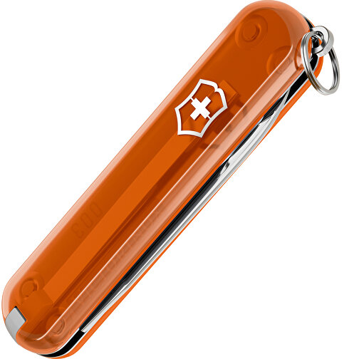 ESCORT - Victorinox Schweizer Messer , Victorinox, Fire Opal, hochlegierter, rostfreier Stahl, 5,80cm x 0,80cm x 1,80cm (Länge x Höhe x Breite), Bild 3