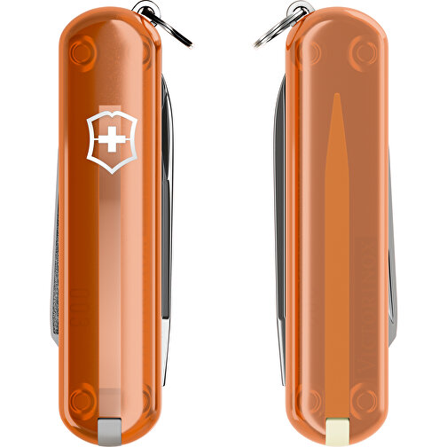 ESCORT - Victorinox Schweizer Messer , Victorinox, Fire Opal, hochlegierter, rostfreier Stahl, 5,80cm x 0,80cm x 1,80cm (Länge x Höhe x Breite), Bild 5