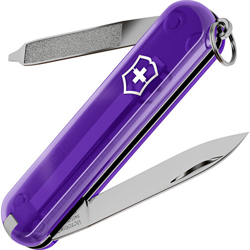 ESCORT - Victorinox Schweizer Messer , Victorinox, Persian Indigo, hochlegierter, rostfreier Stahl, 5,80cm x 0,80cm x 1,80cm (Länge x Höhe x Breite), Bild 1