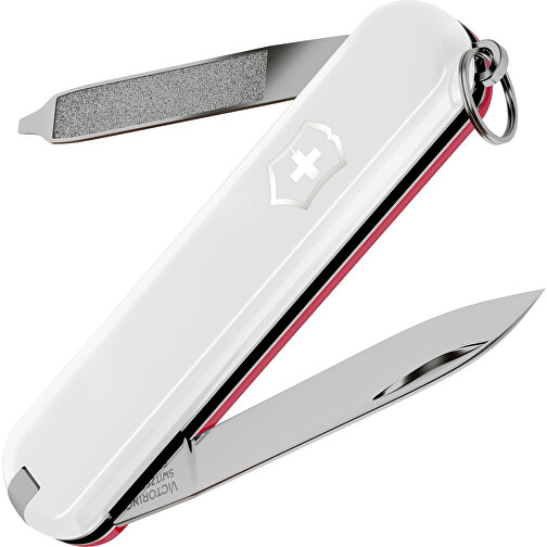 ESCORT - Victorinox Schweizer Messer , Victorinox, Falling Snow / Style Icon, hochlegierter, rostfreier Stahl, 5,80cm x 0,80cm x 1,80cm (Länge x Höhe x Breite), Bild 1