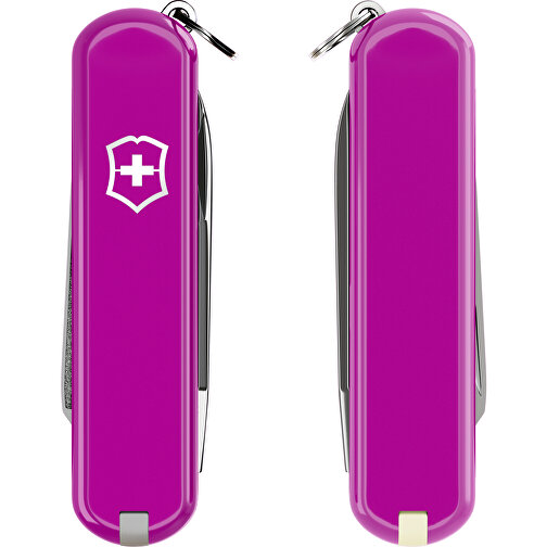 ESCORT - Victorinox Schweizer Messer , Victorinox, Tasty Grape, hochlegierter, rostfreier Stahl, 5,80cm x 0,80cm x 1,80cm (Länge x Höhe x Breite), Bild 5