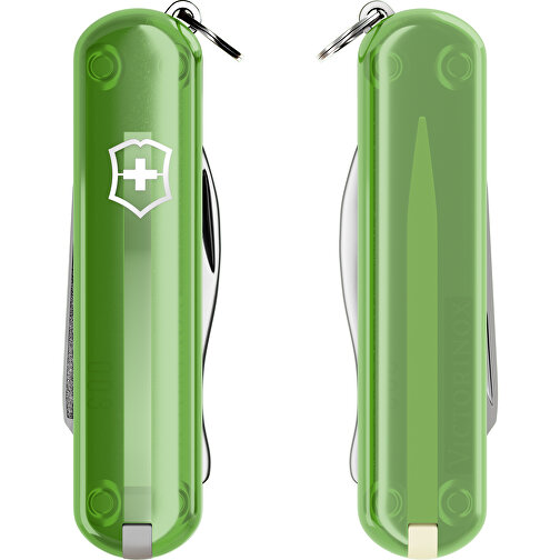 RALLY - Victorinox Schweizer Messer , Victorinox, Green Tea, hochlegierter, rostfreier Stahl, 5,80cm x 0,90cm x 2,00cm (Länge x Höhe x Breite), Bild 5