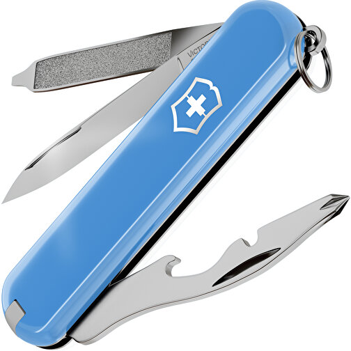 RALLY - Victorinox Schweizer Messer , Victorinox, Summer Rain / Falling Snow, hochlegierter, rostfreier Stahl, 5,80cm x 0,90cm x 2,00cm (Länge x Höhe x Breite), Bild 1