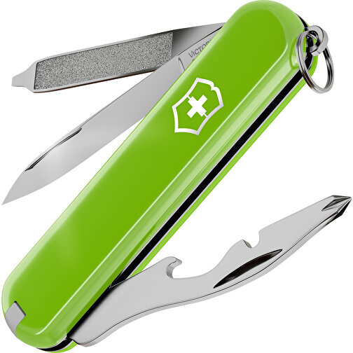 RALLY - Victorinox Schweizer Messer , Victorinox, Smashed Avocado, hochlegierter, rostfreier Stahl, 5,80cm x 0,90cm x 2,00cm (Länge x Höhe x Breite), Bild 1