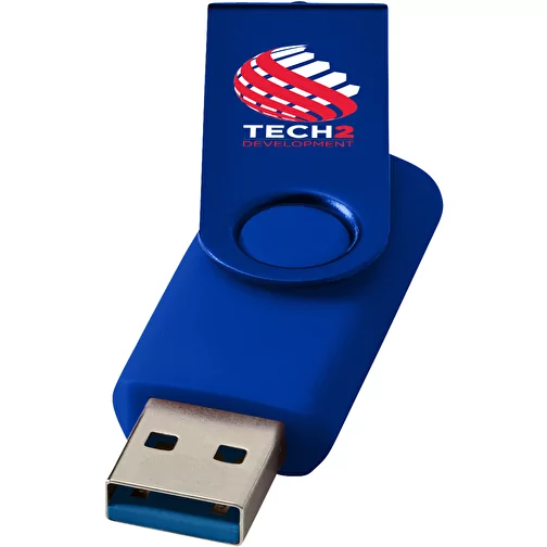 Rotate metaliczny pendrive wyposażony w interfejs USB 3.0, Obraz 2