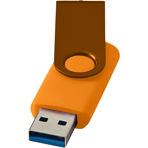 Rotate USB-Stick 3.0 Aus Metall , orange MB , 32 GB , Kunststoff, Aluminium MB , 5,80cm x 1,90cm x 1,00cm (Länge x Höhe x Breite), Bild 1