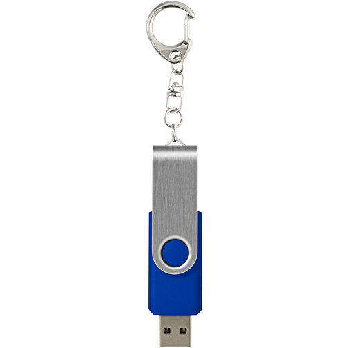 Rotate USB-Stick 3.0 Mit Schlüsselanhänger , royalblau MB , 128 GB , Kunststoff, Aluminium MB , 5,80cm x 1,90cm x 1,00cm (Länge x Höhe x Breite), Bild 3