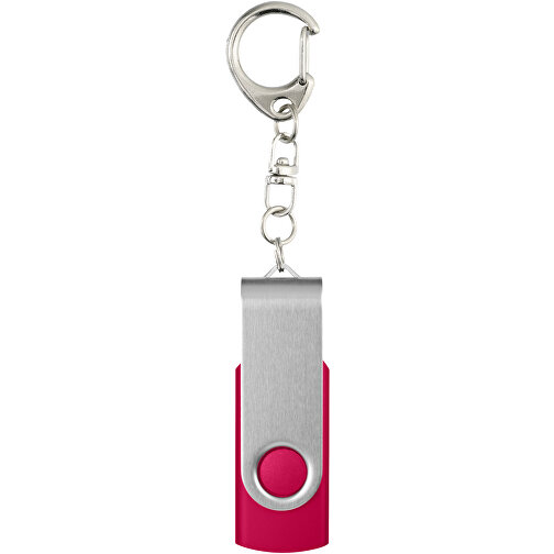 Rotate USB-Stick 3.0 Mit Schlüsselanhänger , magenta MB , 16 GB , Kunststoff, Aluminium MB , 5,80cm x 1,90cm x 1,00cm (Länge x Höhe x Breite), Bild 4