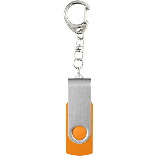 Rotate USB-Stick 3.0 Mit Schlüsselanhänger , orange MB , 128 GB , Kunststoff, Aluminium MB , 5,80cm x 1,90cm x 1,00cm (Länge x Höhe x Breite), Bild 4