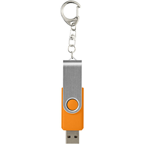 Rotate USB-Stick 3.0 Mit Schlüsselanhänger , orange MB , 65 GB , Kunststoff, Aluminium MB , 5,80cm x 1,90cm x 1,00cm (Länge x Höhe x Breite), Bild 3