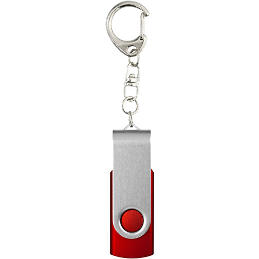 Rotate USB-Stick 3.0 Mit Schlüsselanhänger , rot MB , 65 GB , Kunststoff, Aluminium MB , 5,80cm x 1,90cm x 1,00cm (Länge x Höhe x Breite), Bild 4