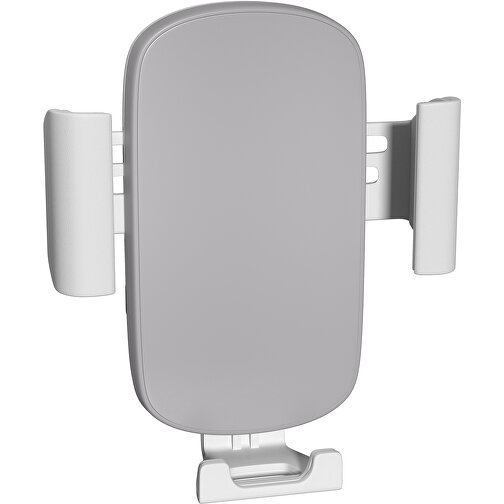 VividHold Qi Charger , hellgrau / weiß, Kunststoff, 10,50cm x 10,00cm (Höhe x Breite), Bild 1