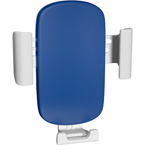 VividHold Qi Charger , dunkelblau / weiß, Kunststoff, 10,50cm x 10,00cm (Höhe x Breite), Bild 1