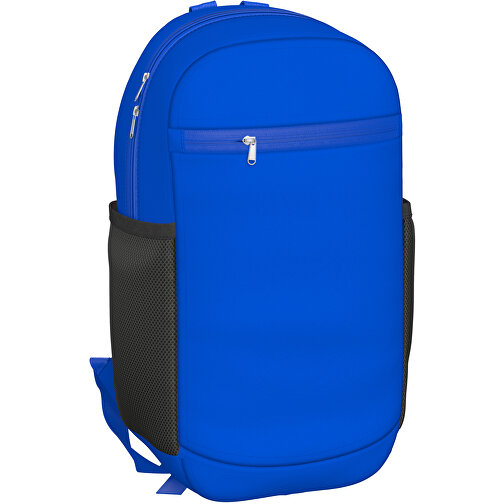 Rucksack Milan , königsblau, Sublimation-fabric 300g, 15,00cm x 40,00cm x 30,00cm (Länge x Höhe x Breite), Bild 1