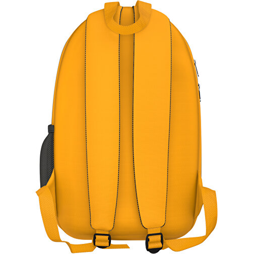 Rucksack Easy , hellorange, Sublimation-fabric 300g, 15,00cm x 40,00cm x 30,00cm (Länge x Höhe x Breite), Bild 2