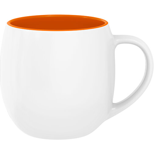 Olaf Innen Farbig Außen Weiß 400ml , weiß / karottenorange, New Bone China Porzellan, 9,00cm x 12,00cm (Höhe x Breite), Bild 1